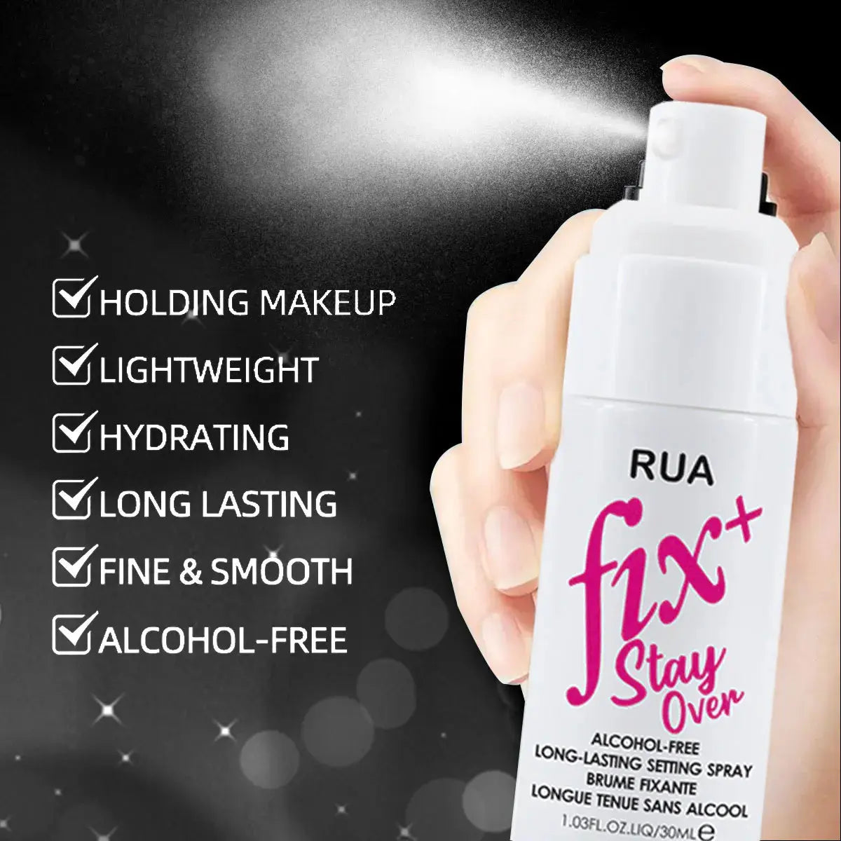 Mattifying Waterproof Setting Spray Glossy Matte Base Makeup Control Oil Non-Sticky Waterproof Make-up Fixer Spray for All Skin High Class Cosmetics