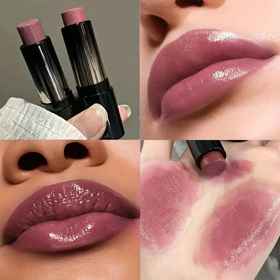 Lipstick red brown lipstick waterproof moisturizing mirror lipstick lip gloss natural long-lasting makeup Valentine's Day gift High Class Cosmetics