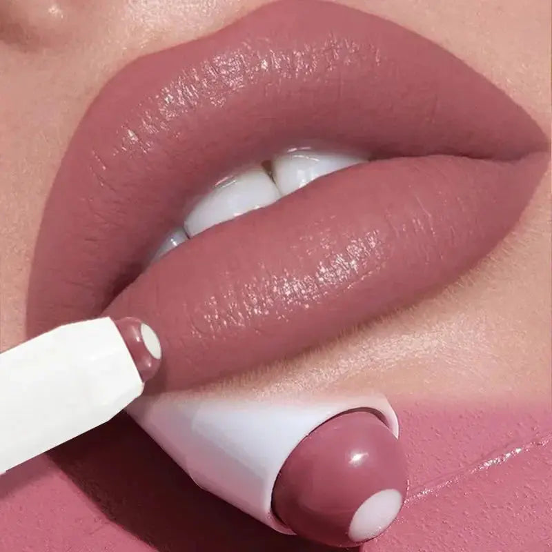 Nude Sandwich Lipstick Cute Moisturizing Long-lasting Non-stick Cup Lip Glaze Makeup Lip Balm Moisturizing Lip Gloss Base High Class Cosmetics