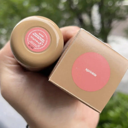 Rhod Pocket Blush LIP Stick Lip And Cheek Hydrating Stick Natural Rouge Powder Blush Cream Lipstick Cheek Easy To Apply Color High Class Cosmetics