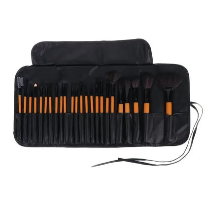 Professional 24Pcs Beauty Brush Set Includes All Makeup Brushes with Organizer Bag for Personal and Travel UseHot High Class Cosmetics