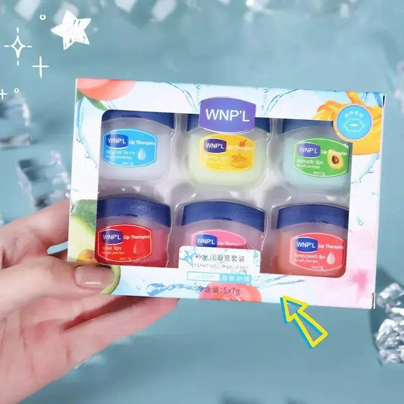 4/6/8pcs Moisturizing Lip Balm Set Whitening Moisturizing Base Natural Plant Base Moisturizing Crack Lip Care Jelly Moisturizer High Class Cosmetics