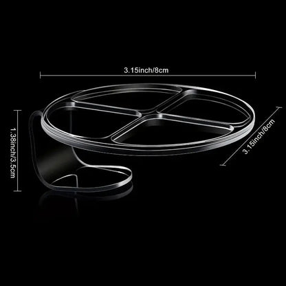 Hand Makeup Mixing Palette Makeup Hand-Held Palette Nail Art Manicure Palette Clear Makeup Palette For Mixing Foundation High Class Cosmetics