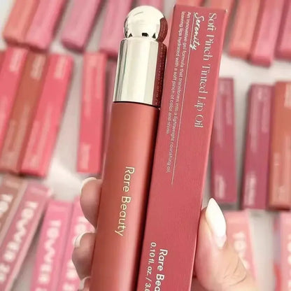 Rare Beauty Soft Pinch Tinted Lip Oil Stain Lip Gloss Delight Hope Happy Wonder Liquid Blush Makeup Cosmetics Face Eye Blusher High Class Cosmetics