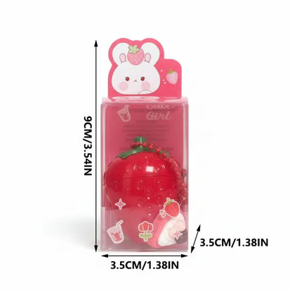 4-Color Random Sending Strawberry Lip Gloss Lipstick Moisturizing Winter Antifreeze Anti Crack Moisturizing Lasting lip balm High Class Cosmetics