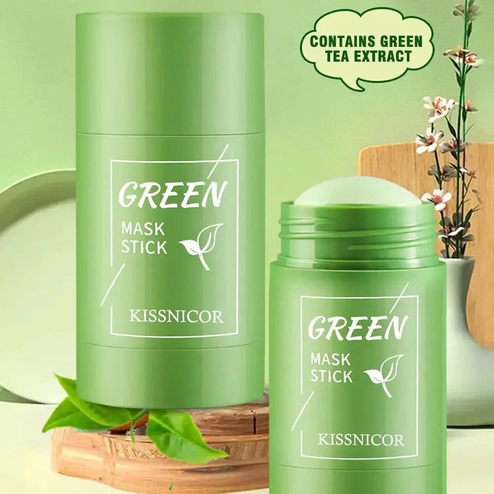 Green Tea Mask Face Clean Green Tea Cleansing Deep Moisturizing Shrink Pores Blackhead Acne Facial Korean Skin Care High Class Cosmetics