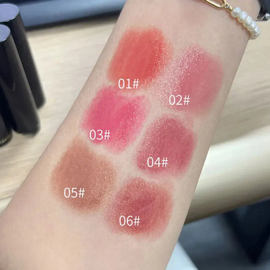 Lipstick red brown lipstick waterproof moisturizing mirror lipstick lip gloss natural long-lasting makeup Valentine's Day gift High Class Cosmetics