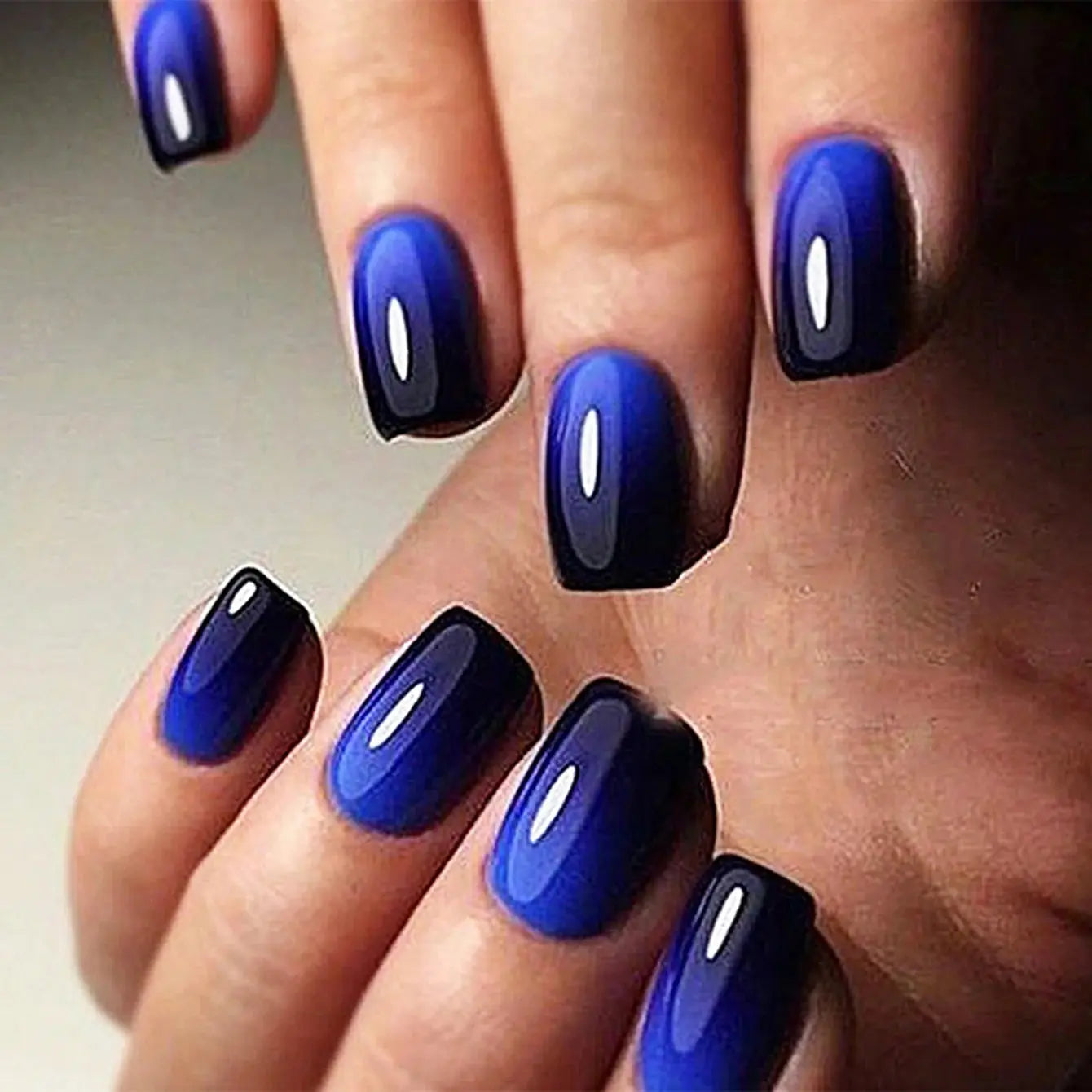 24pcs/set short square fake nails for women cute bride heart white french tips faux ongles y2k press on false nail supplies High Class Cosmetics