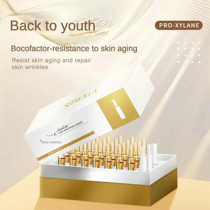 Hyaluronic Acid Peptide Whitening Serum Remove Dark Spots Melanin Brighten Shrink Pores  Moisturizing Fade Fine Lines High Class Cosmetics