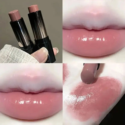 Lipstick red brown lipstick waterproof moisturizing mirror lipstick lip gloss natural long-lasting makeup Valentine's Day gift High Class Cosmetics