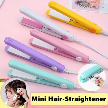 Mini Hair-Straightener Curly and Straight Hair Supplies Thermostatic Electric Ceramic Curling Iron National standard double flat High Class Cosmetics