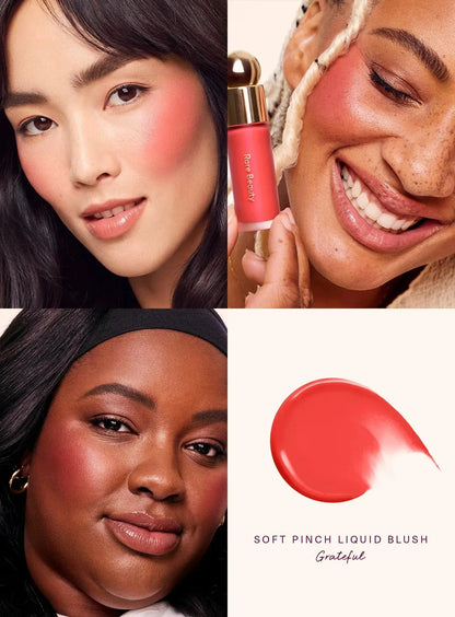 Rare Beauty Soft Pinch Tinted Lip Oil Stain Lip Gloss Delight Hope Happy Wonder Liquid Blush Makeup Cosmetics Face Eye Blusher High Class Cosmetics