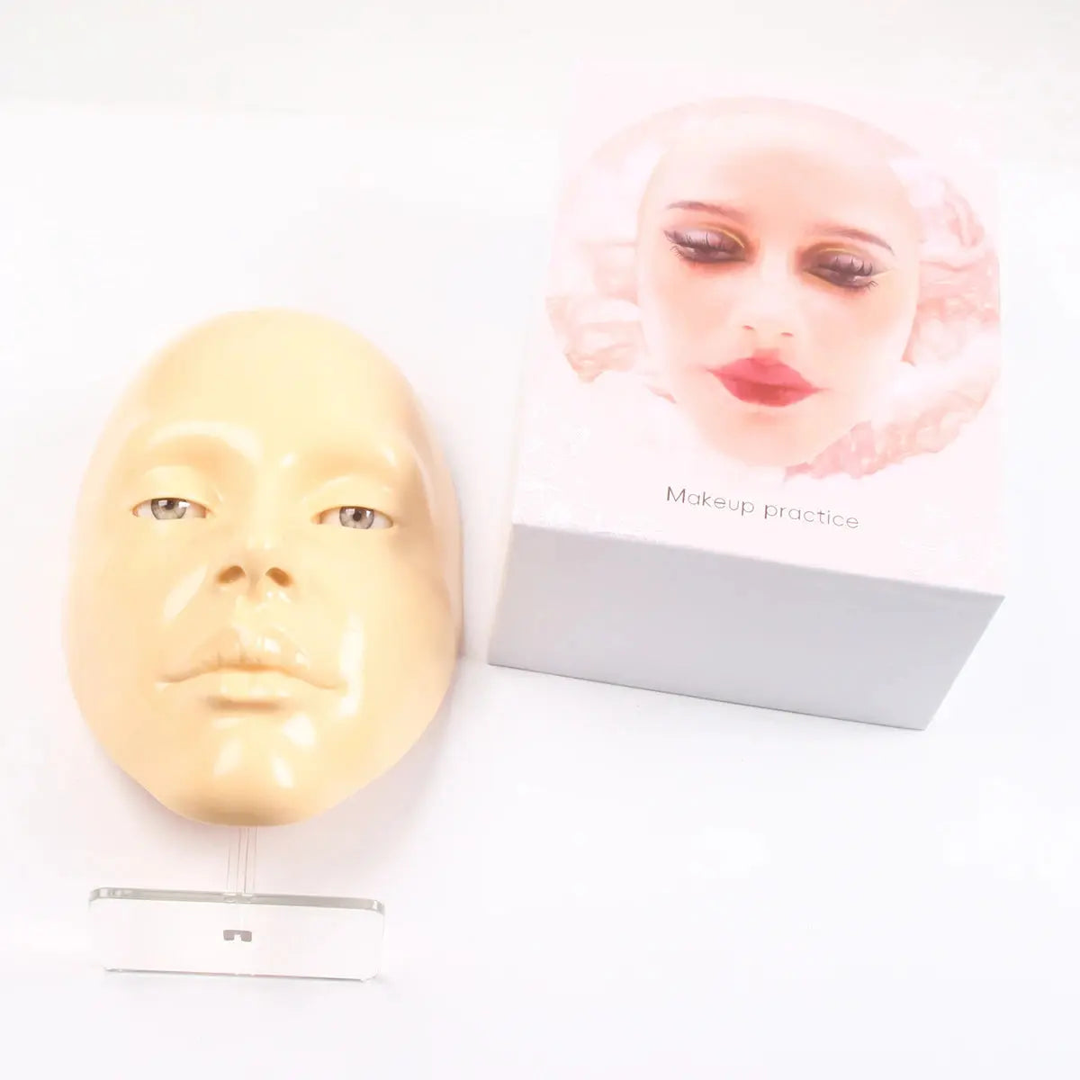 Makeup Full Face Practice Model 5D Silicone Bionic Skin Mannequin Eye eyebrow Eyelash Eyeshadow for beginner Makeup High Class Cosmetics