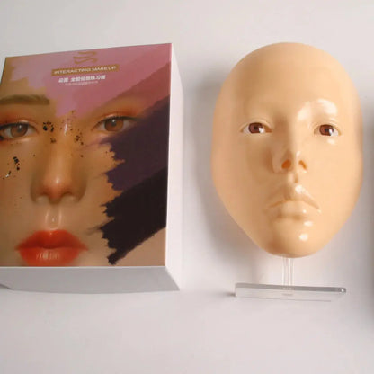 Makeup Full Face Practice Model 5D Silicone Bionic Skin Mannequin Eye eyebrow Eyelash Eyeshadow for beginner Makeup High Class Cosmetics