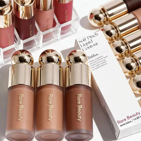 Rare Beauty 3D Face Contour Liquid Bronzer Shade Smooth Highlight Mirror Lasting Natural Nose Shadow Waterproof Brighten Makeup High Class Cosmetics