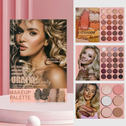 54-color Professional Makeup Palette Book Cosmetics Palette Matte Pearlescent Blush Highlight Contouring All-in-one Cosmetics High Class Cosmetics