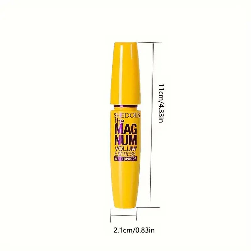 Waterproof and Slender Eye Black, Curly, Thick, Natural, Easy to Apply, Long-Lasting, Yellow and Fat Eye Black High Class Cosmetics