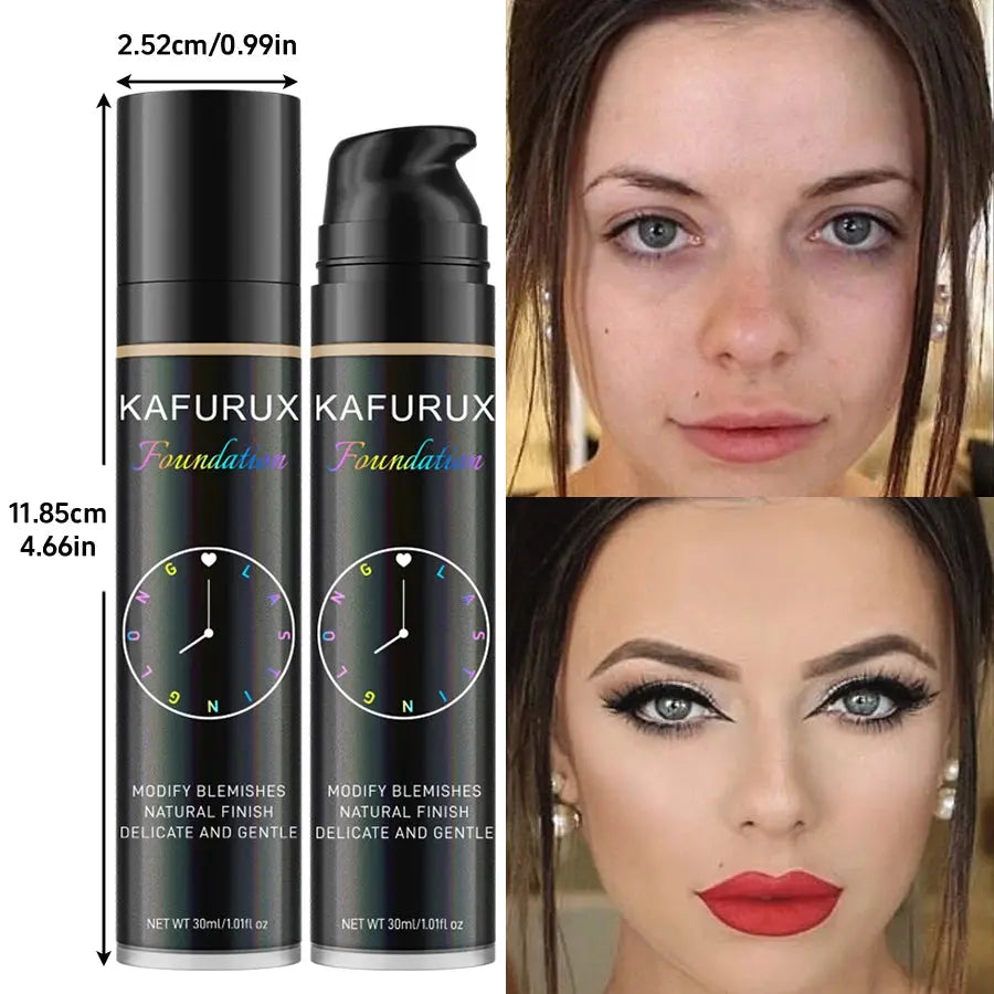 8 colors Liquid Foundation Effective Concealer Waterproof Sweat-resistant Face Korean Makeup Porfession Face Base Cosmetics Gift High Class Cosmetics