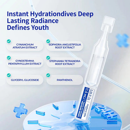 Maternella Hyaluronic Acid Hydrating Serum 30 Vials – Deep Moisture, Lightweight, Non-Greasy, Travel-Friendly for Daily Skincare High Class Cosmetics