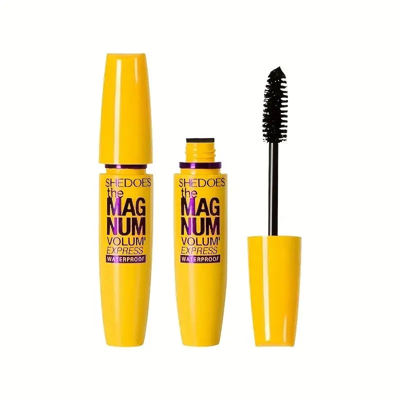 4D Black Mascara Thickening, Lengthening, Curling, Waterproof Liquid Fiber Mascara High Class Cosmetics