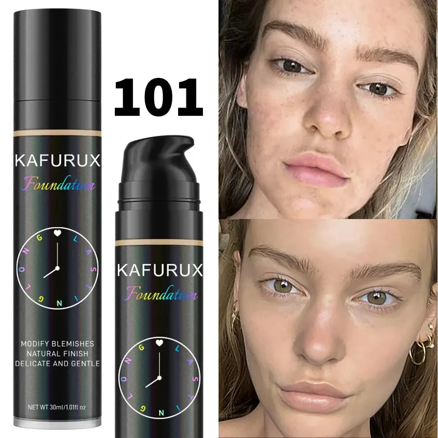 8 colors Liquid Foundation Effective Concealer Waterproof Sweat-resistant Face Korean Makeup Porfession Face Base Cosmetics Gift High Class Cosmetics