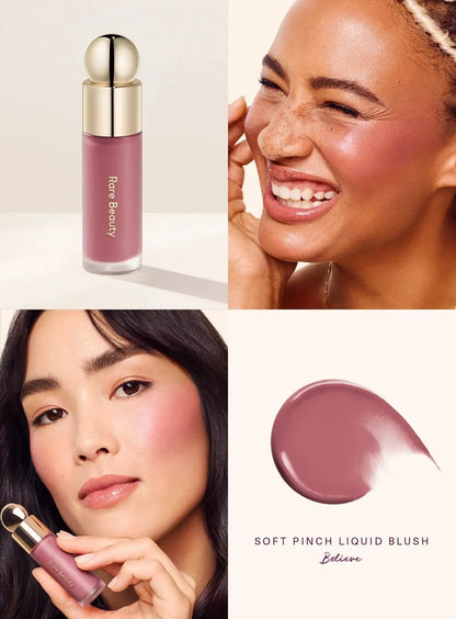 Rare Beauty Soft Pinch Tinted Lip Oil Stain Lip Gloss Delight Hope Happy Wonder Liquid Blush Makeup Cosmetics Face Eye Blusher High Class Cosmetics