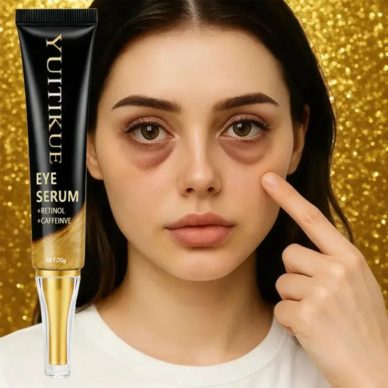 YUITIKUE Caffeine Eye Cream 20g - Fast-Acting Firming & Lifting, Energizes Eye Area, Day & Night Use, Reduces Puffiness High Class Cosmetics