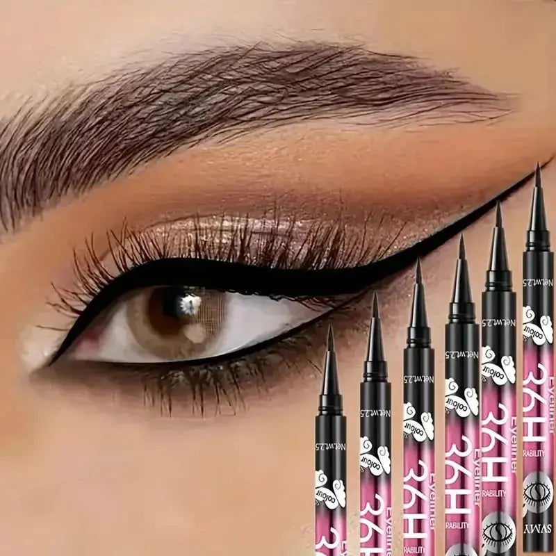 3pcs/5pcs Waterproof Black Eyeliner Pencils-Smudge-Proof, Long-Lasting &Beginner-Friendly Eye Makeup High Class Cosmetics