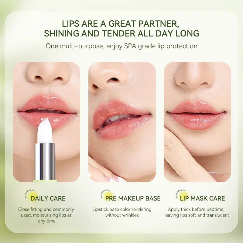 Feotznw Gardenia Blossom Essense Vaseline Lip Gloss, Moisturizing and Calculation, Super-Priving, Prevent Dryness, Lip Wrinkles Cremation, Officials of Dryness, Autumn Winter Gloss, Gardenia Blossom Fragrances High Class Cosmetics