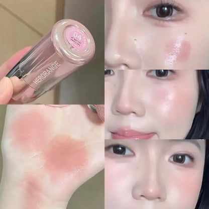 Korean Liquid Powder Blusher Natural Enhancement Color Low Saturation Matte Multi-purpose Powder Blusher Liquid Water Gloss High Class Cosmetics